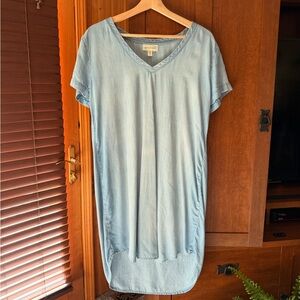 Anthropologie Cloth and Stone Denim Dress Women’s Size Medium